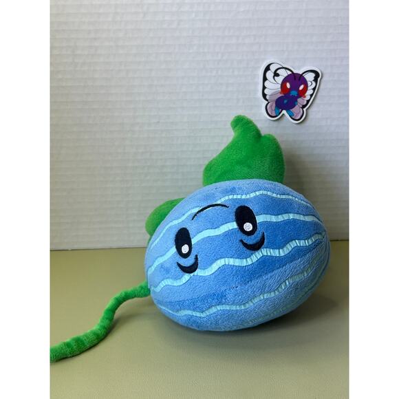 Plants Vs Zombies PVZ Ice Watermelon Melon Plush Stuffed Animal Toy Doll - Picture 7 of 12